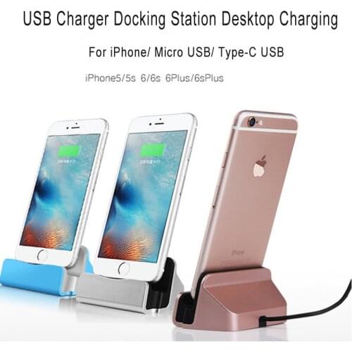 Docking Station Charger Sync Data Fast Charging For Samsung S20 S10 S9 S8 Plus iPhone Xiaomi Redmi Micro USB Type C Charger