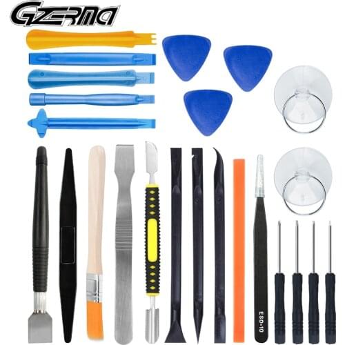 GZERMA 24 in 1 Tablet Smartphones Opening Disassembly Tools Kit Mobile Phone Repair Tools Set for iPad Cellphones Laptop Repair
