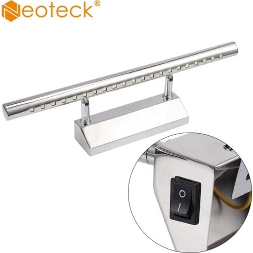 Neoteck Bathroom Over Mirror Cabinet Lights w/ Switch Wall LED Front Light Kitchen Closet Light Lamp Desktop Wall Lighting