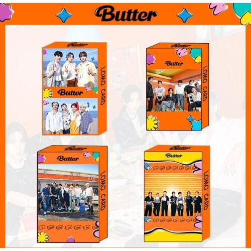 KPOP Bangtan Boys New Album New Butter Follow-up Model Same Model Boxed LOMO Card Small Card Random Card Peripheral