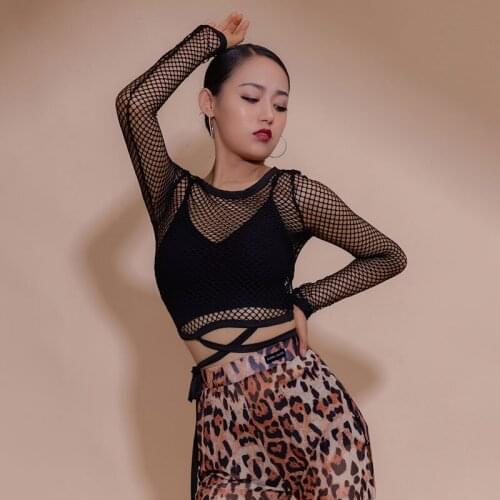 New Latin Dance Tops Women Dance Costume Lace Salsa/Tango Dress Camisa Flamengo Ladies Latin Dance Clothes Women Ballroom Tops