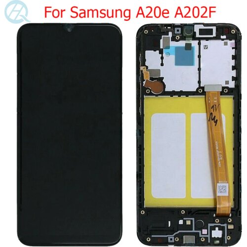Original A20E LCD For Samsung Galaxy A20E Display With Frame 5.8" SM-A202F A202DS A202F/DS LCD Screen Touch Screen Assembly