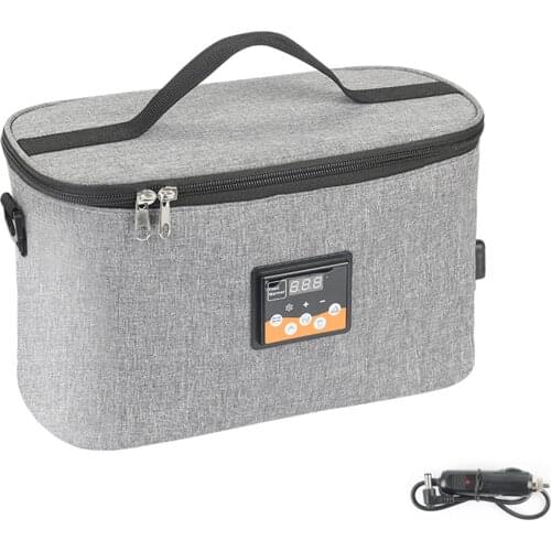 Portable Oven Baby Bottle Warmer 12V Food Warmer Personal Electric Heating Lunch Box for Road Trip Camping Picnic Work