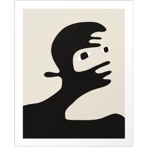 Canvas HD Printed Poster abstract black women line gift Home Decor Painting Wall Art Picture For Living Room Modular No Framed