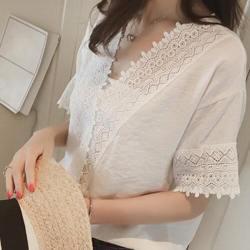 Кружевные блузки Swokii China At AliExpress