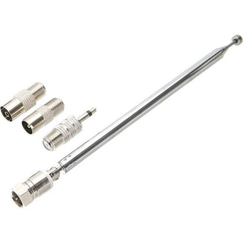 Telescopic DAB FM Radio Aerial W 3 Adapter HiFi AV Receiver Mini System Automobiles, Parts & Accessories