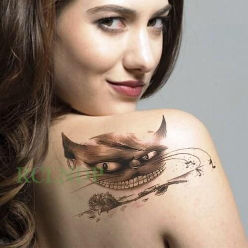 Waterproof Temporary Tattoo Sticker fierce cat tatto stickers flash tatoo fake tattoos for women