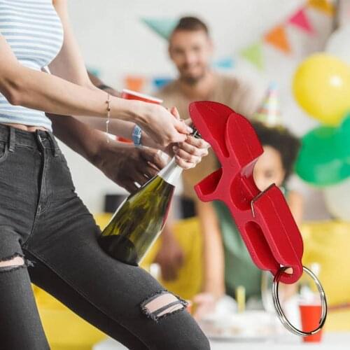 1Pcs Beer Bong Shotgunning Tool Shotgun Tool Bottle For Party tool Keychain Great Gift Party Kitchenware Supplies Wedding O T5K9