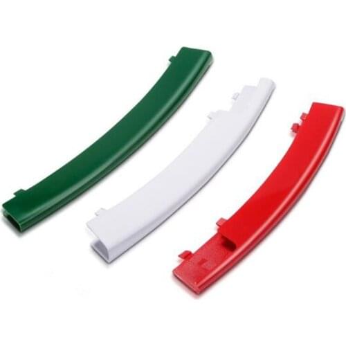 3Pcs/set Car Front Hood Grille Grill Garnish Trim Styling Strips Fit For Maserati Ghibli 2014-2016 ABS 3 Colors