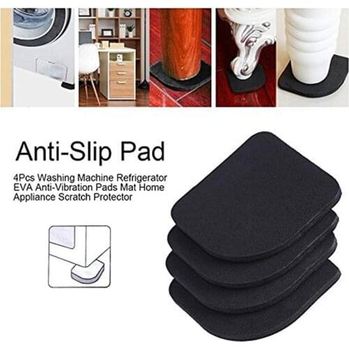 4Pcs Washing Machine Anti Vibration Pad Refrigerator Mute Shock Mat Floor Furniture Protectors Washing Machine Accessories