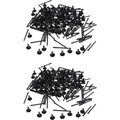 400Pcs Car Bracket Clips Fastener Rivet Bumper Push Bracket For BMW