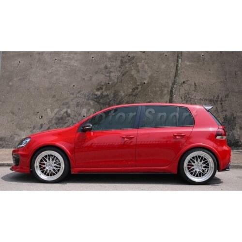 Car Accessories FRP Fiber Glass RZ Style Fender Flare 8pcs Fit For 2009-2012 Golf MK6 GT R20 Fender Flares