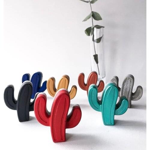 Concretre cement Cactus mold Aroma gypsum wax Candle mold Silicone Molds for Concrete planter