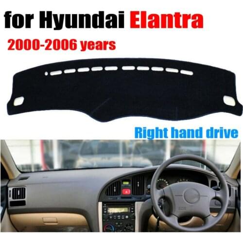 Car dashboard covers mat for Hyundai Elantra 2000-2006 years Right hand drive dashmat pad dash cover auto dashboard accessories