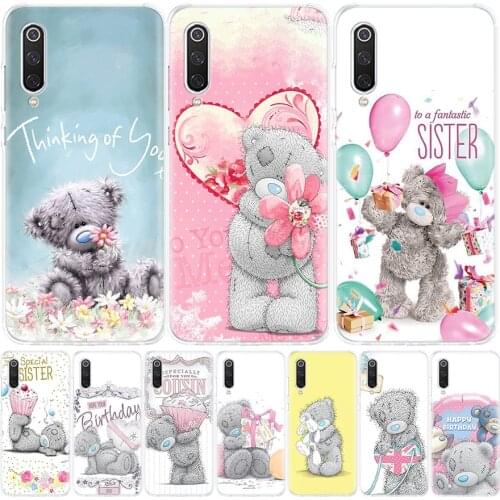 Teddy Me To You Bear Silicon Phone Case For Xiaomi Redmi Note 10 9 8 9S 8T 7 6 5 6A 7A 8A 9A 9C Pro Customized Cover Coque