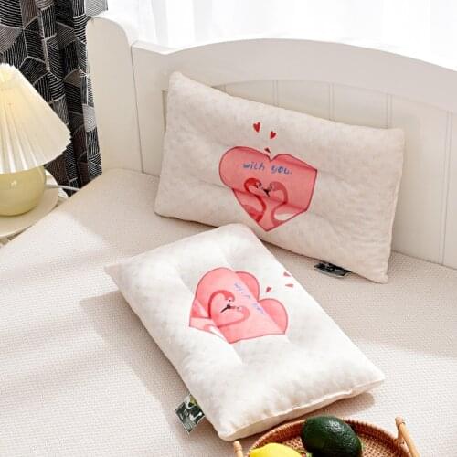 Childrens Printing Particles Natural Latex Pillow Neck Pillow Gift Bedding Memory Thai Pillow neck stretcher