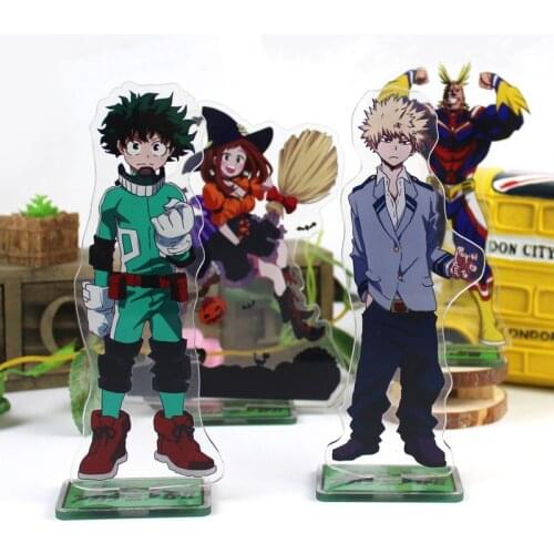 16cm My Hero Academia Anime Action Figure Acrylic Stand Model Toy Deku Might Shigaraki Tomura Anime Collection Toys Gift