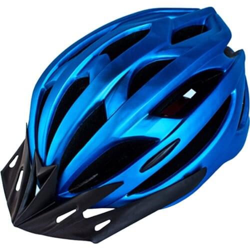 Integrated Helmet with Taillight Bicycle Riding Equipment Unisex Protected Cycle Hat WHShopping