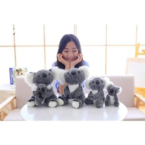 Kawaii Australia Koala Koalas Bear Plush Toy Triver Stuffed Animals Doll Mom Baby Kids Infant Girls Toys Birthday Gift Decor