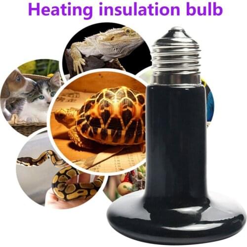Pet Ceramic Heating Lamp 25W 50W 75W 150W 200W IR Heat Emitter Bulb 220-240V Turtle Snake Lizard Heater Lamp