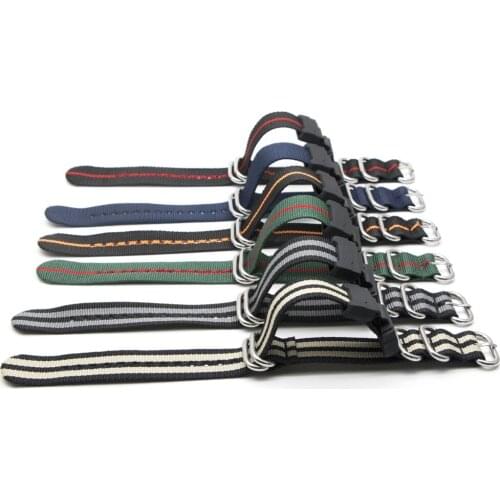 Nylon Strap Men Watchband For Casio G-Shock Replace Bracelet Sliver Ring Buckle Fashion Watch Bracelet