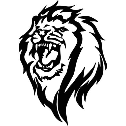 Rulemylife evil lion king car stickers decal anime cute auto accessories for home decoration para in the car