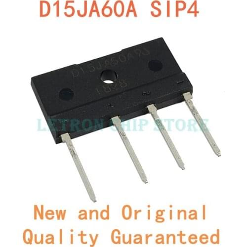 10pcs D15JB60A SIP4 15A 600V Rectifier bridge stack original and new