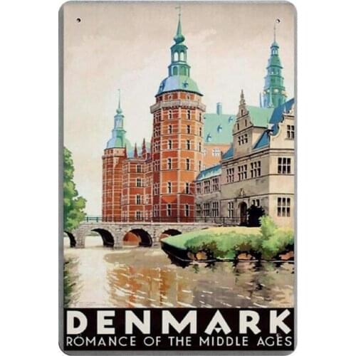 Romance of The Middle Ages Novelty Parking Retro Metal Tin Sign Plaque Poster Wall Decor Art Shabby Chic Gift