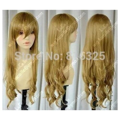 Shun DM690036>>>>HOT TIGER DRAGON Long Cosplay Dark Blonde Wavy Wigs 10.21
