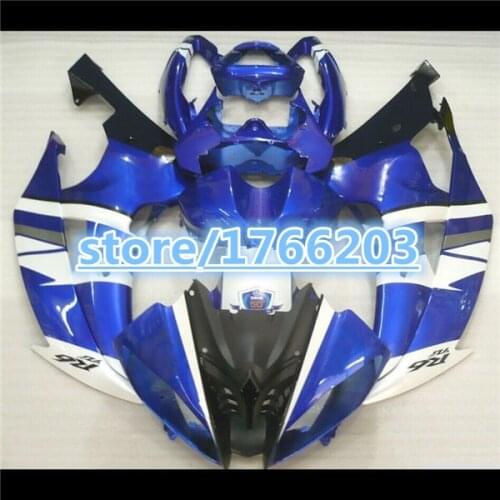 Blue white for YZF-R6 08-11 YZF R6 08 09 10 11 YZF 600 R6 2008 2009 2010 2011 fairing kits BBF