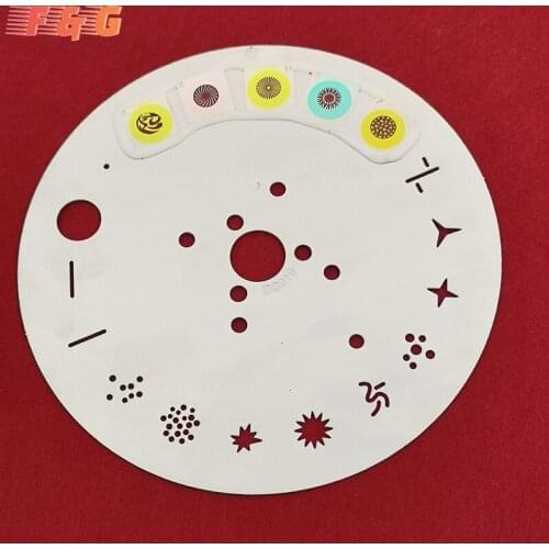 LED Spot 90 W LED luces de cabeza móvil piezas de Color de la rueda y accesorios de la hoja del patrón de la rueda de Gobo para