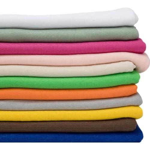 KA0125 Knit Jersey Nylon Cotton Fabric Dress Fabric For t-Shirt Thin Summer Garment Sewing Cloth 50x150cm/Piece