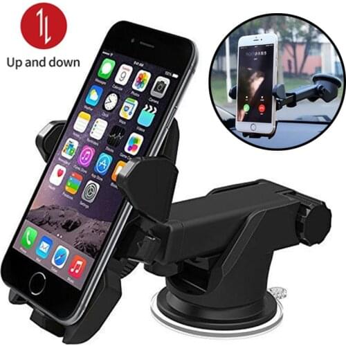 Universal Car Phone Holder Rotatable Windshield Dashboard Suction Cup GPS Cellphone Mount Support For iPhone 12 Samsung Xiaomi