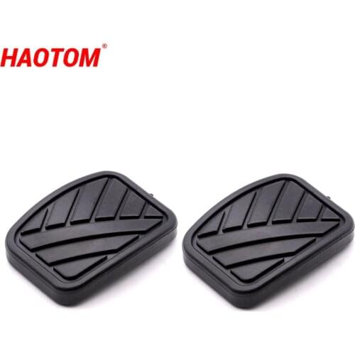 2PCS Car Brake Clutch Pedal Pad Covers for Suzuki Swift Vitara Samurai Esteem SX4 Aerio X90 Sidekick 49751-58J00