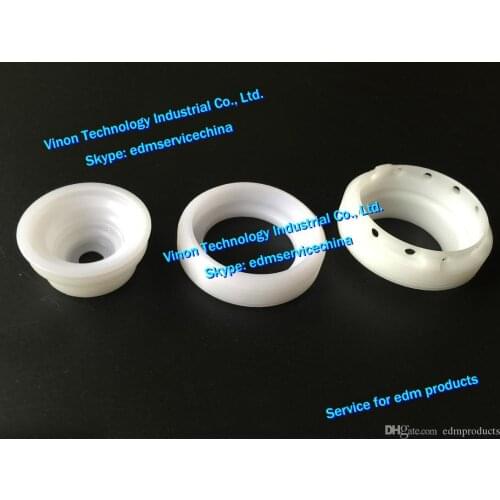 3pcs/lot) C201+C202+C203 edm Water Nozzle 104323510+100443733+100447011 Upper Lower,Plastic Nut 432.351,447.011,443.733 for Rob