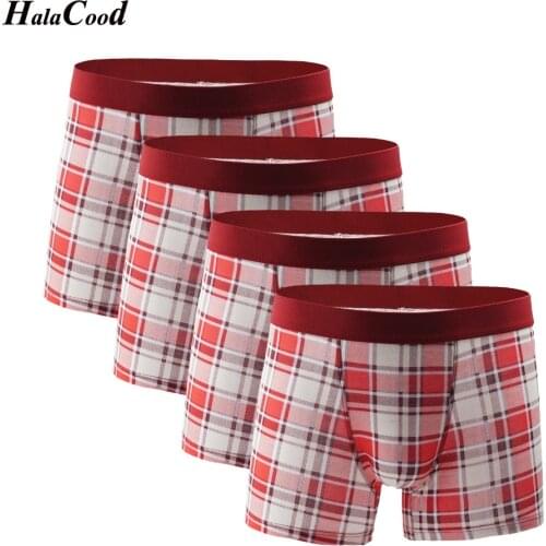 4Pcs\lot Brand Fashion Male Underwear Elastic Wide Belt Men Underpant Solid Cotton Panties Cotton Boxer Sexy Plus Size EU Boxer