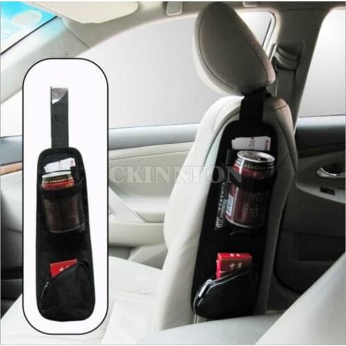 50Pcs/Lot Waterproof fabric Car Auto Vehicle Seat Side Back Storage Pocket Backseat Hanging Storage Bags Organizer