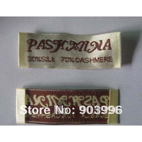 Free shipping OEM embroidery label,Customized garment/underwear labels/woven labels/client logo