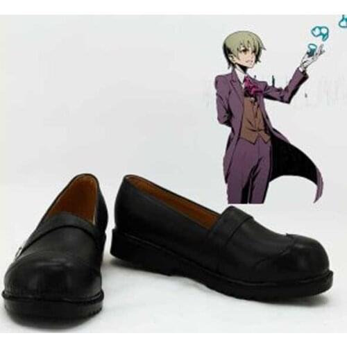 Unlight Acolyte Blau Black Halloween Cosplay Boots Shoes Game Party Cosplay Boots Custom Made for Adult Men Shoes