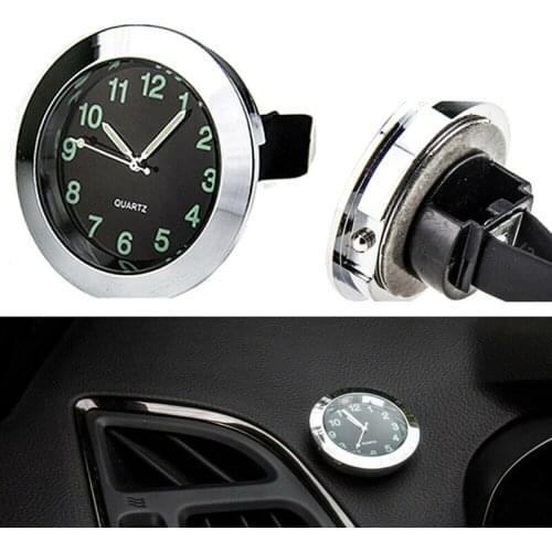 Auto air outlet Watch Car styling Luminous Car Gauge Clock Mini Auto Air Vent Quartz Clock with clip