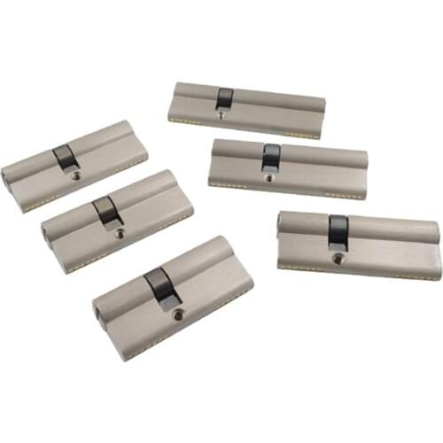 Custom Every Size 70 80 90 100 Door Lock Cylinder Double Open Knobs Eccentric Entrance Bedroom Cylinder 5Pcs key