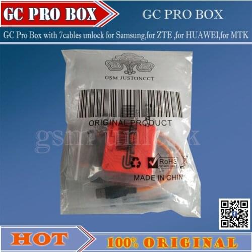 Gsmjustoncct Verison GC PRO GcPro Box with 7 cables For Samsung ZTE Huawei MTK CDMA