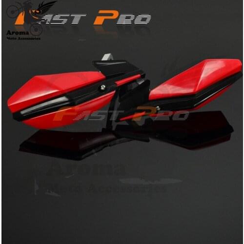 Red strong Plastic handguards universal hand guard falling protection Universal Motocross scooter Off-Road protection moto parts
