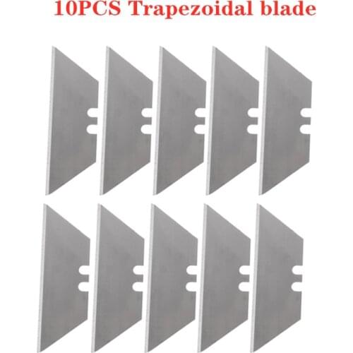 10 PCS Trapezoidal Cutting Blades, Art Carpet Cutting Machine, Replaceable Tools, Special T-shaped Blade