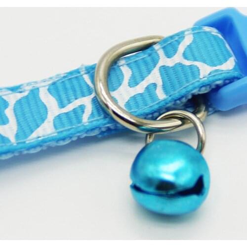 TINGHAO Fashion Adjustable Pet Collar Necklace with Bell for Small Dog Puppy Kitten