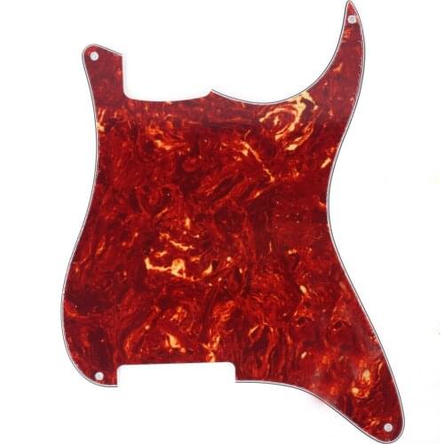 Musiclily 4 Hole Guitar Strat Pickguard Blanks Material for Stratocaster Style Guitar Custom, 4Ply Vintage Tortoise