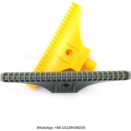 ABS Plastic Blower Air Knife Comb F Type Hair Nozzle Air Blow Off Nozzle 1/4 inch Male Thread Widening Blow Nozzle