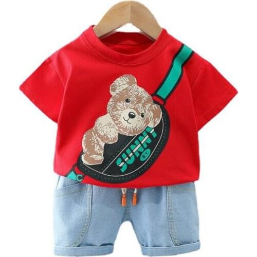 New Boys Clothing Summer Baby Girl Clothes Suit Children Fashion T-Shirt Shorts 2Pcs/Sets Toddler Casual Costume Kids Tracksuits