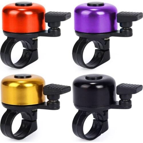 Monophonic Bike Bell Children Balance Car Bicycle Hand Press Small Bells Riding M5TC