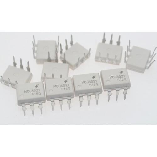 10Pcs/Lot MOC3021 DIP-6 Optical Coupler(OC) Optocoupler + Original